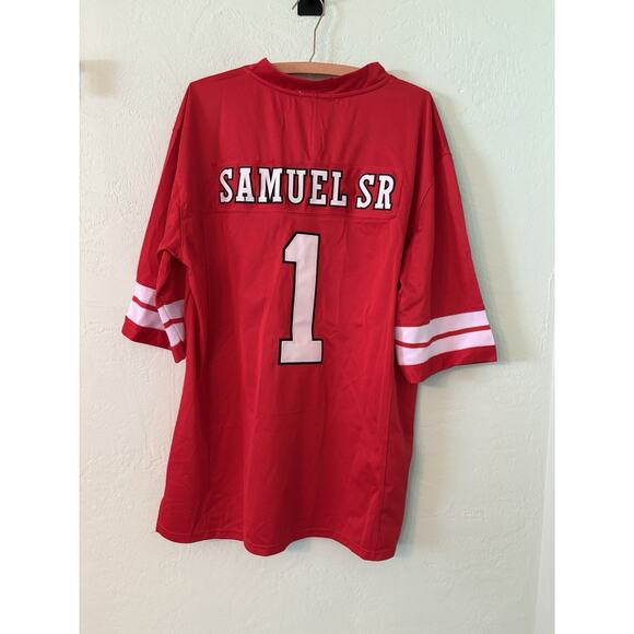 Shxinet Samuel Sr. #1 Jersey XL Home Red San Francisco 49ers - Picture 2 of 3